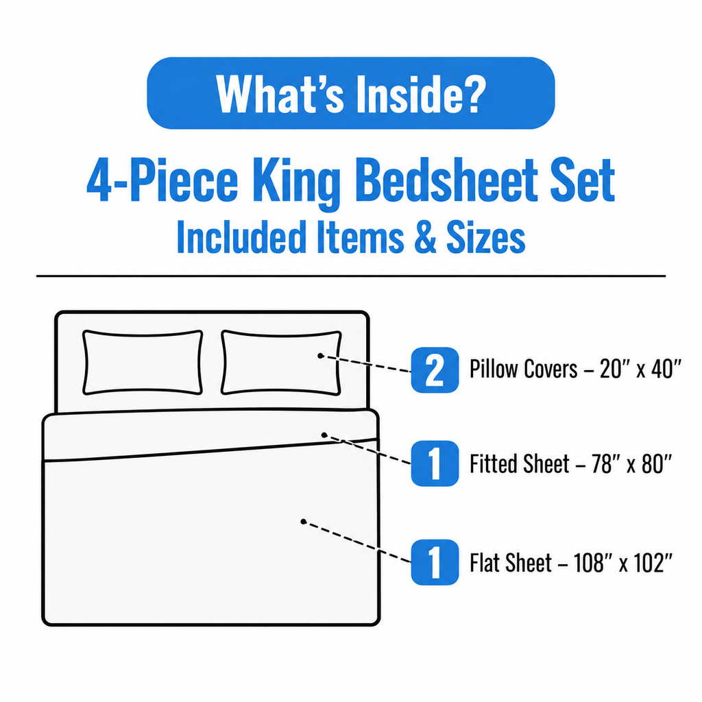 Coastal King Bedsheet Set