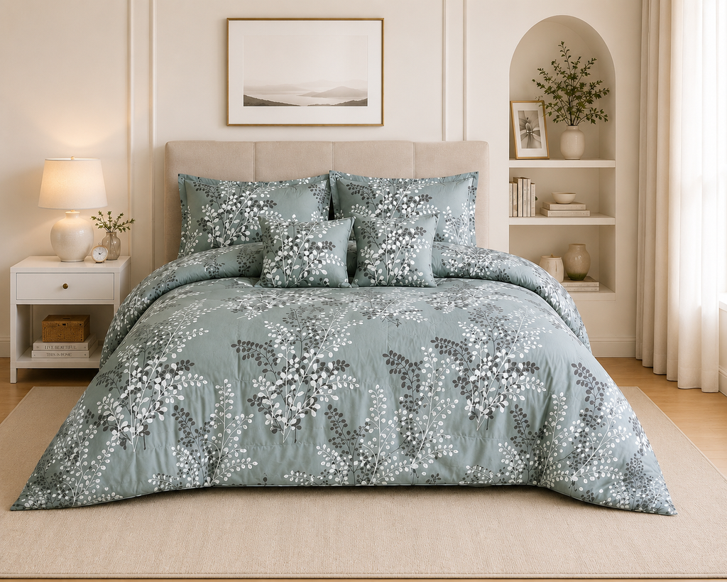 Sage Botanical 7 Piece Comforter Set