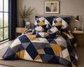 Modern Geometric 7 Piece Comforter Set