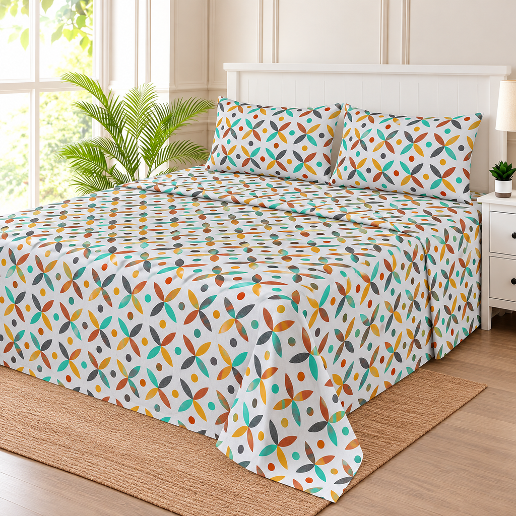 Colour Pop King Bedsheet Set