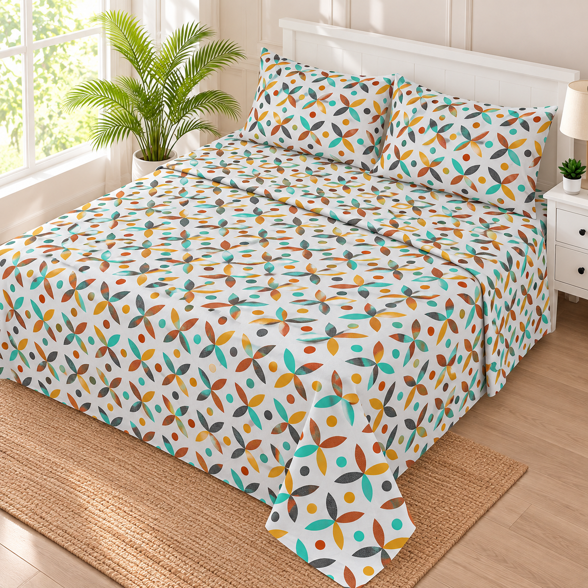 Colour Pop King Bedsheet Set