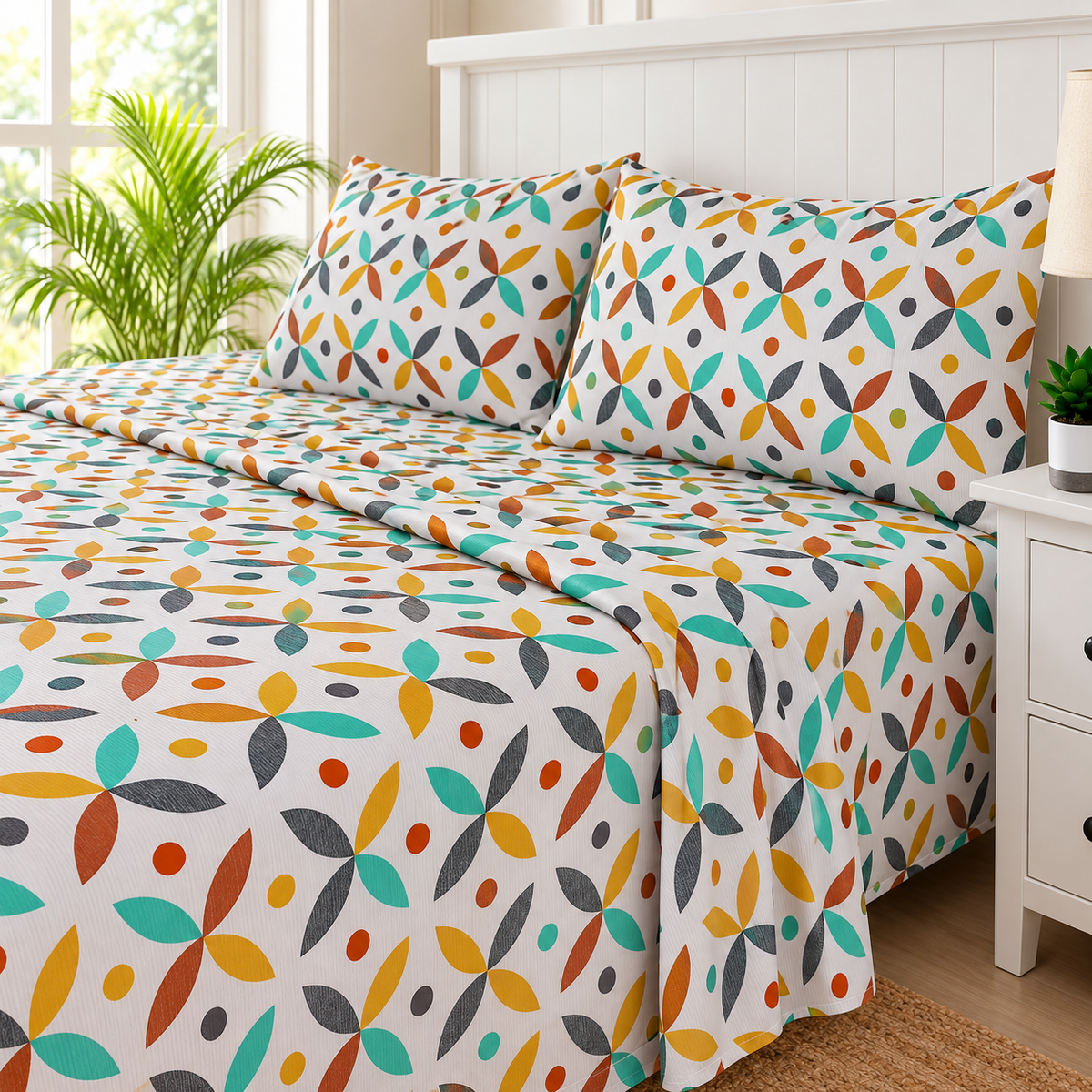 Colour Pop King Bedsheet Set