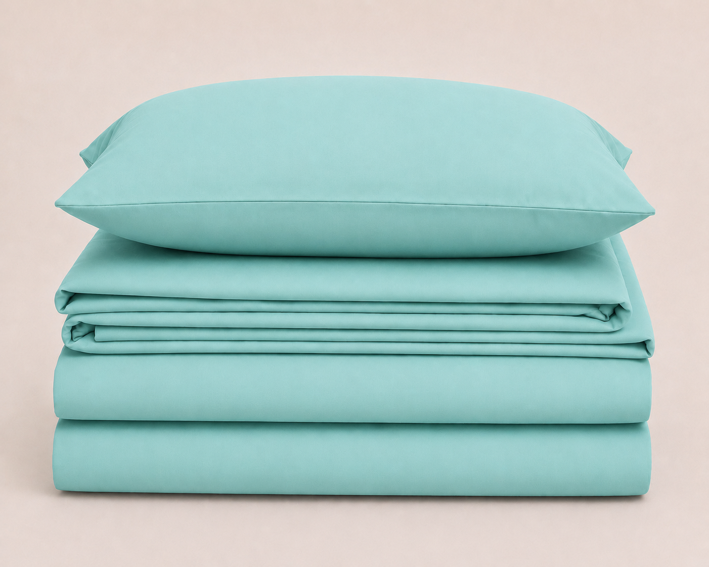 Khawab Home 4 PCS Aqua Mint Sheet Set