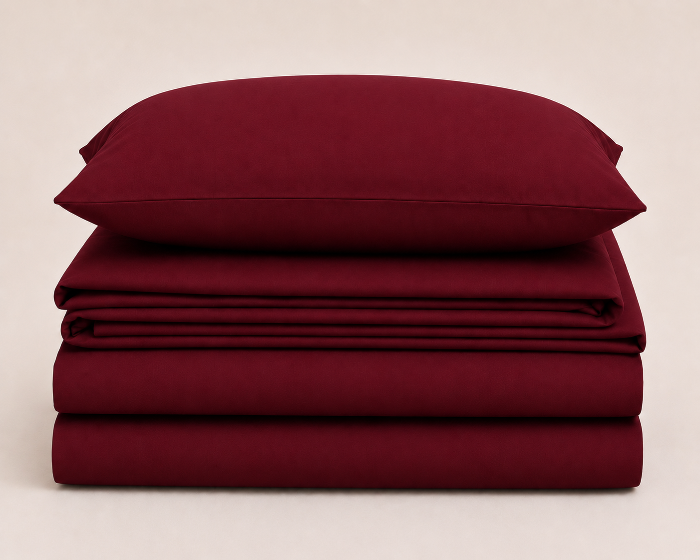 Khawab Home 4 PCS Burgundy Sheet Set
