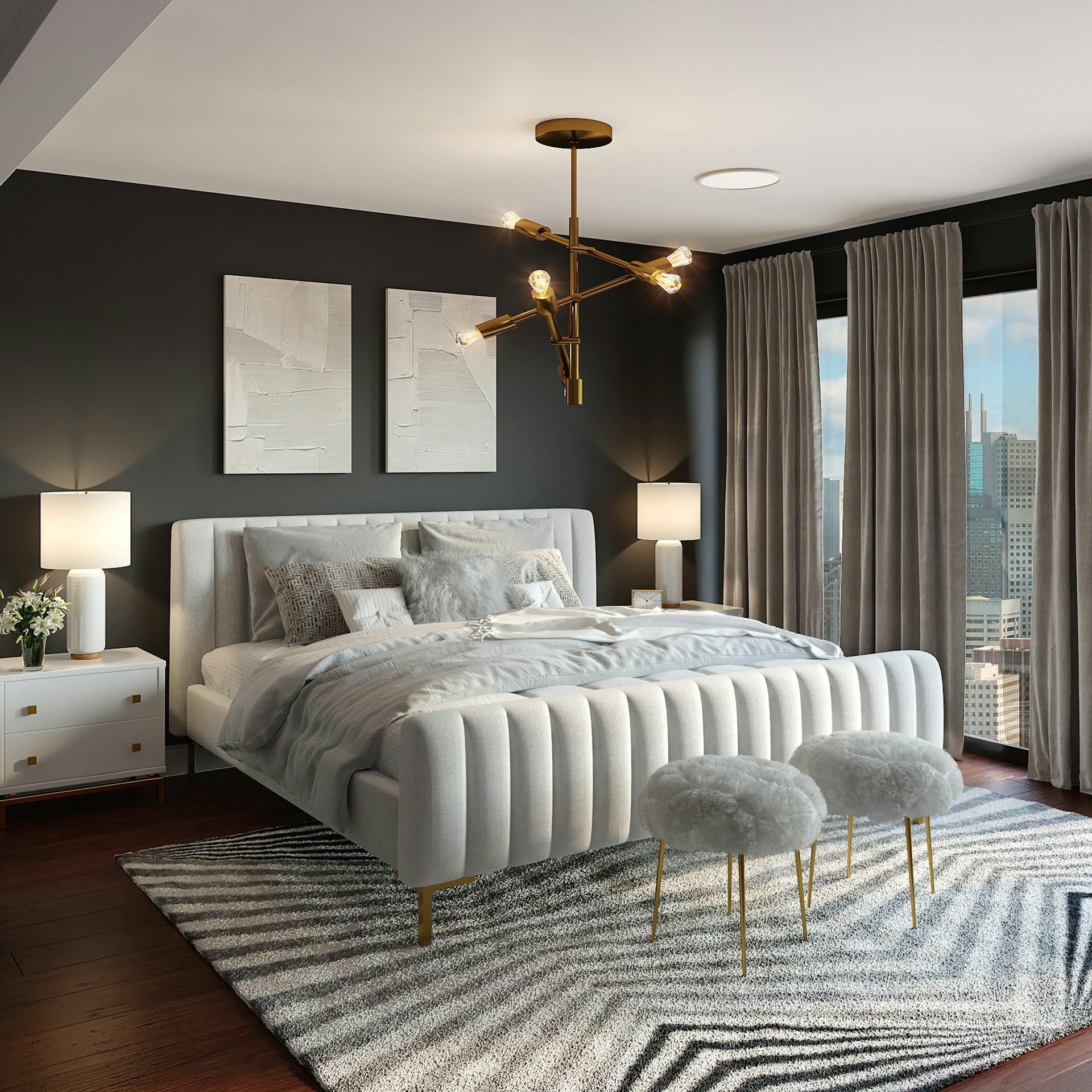 Comforter Set - styled bed
