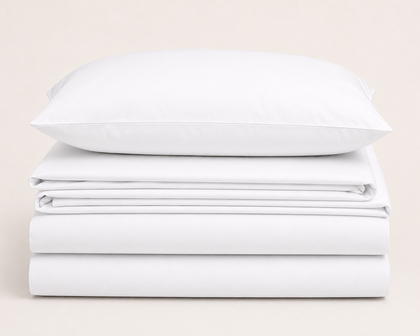 Khawab Home 4 PCS White Sheet Set